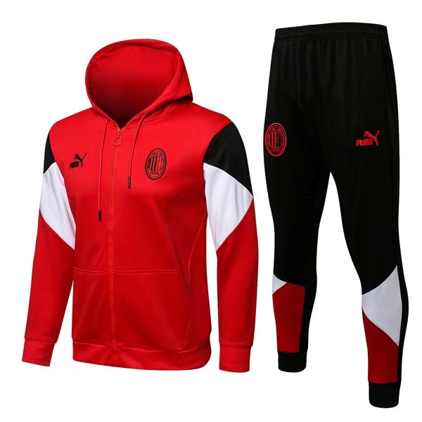 Hoodies AC Milan 2022 Rote Schwarz